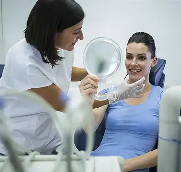 Atendimento individualizado no consultório